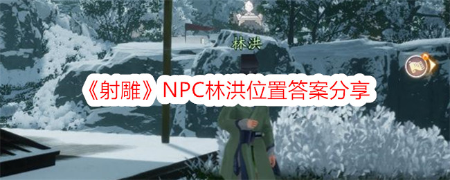 射雕NPC林洪位置分享